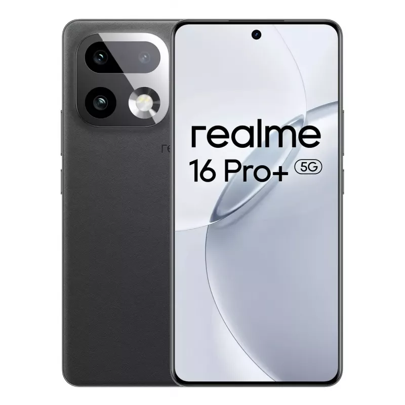 Nutitelefon REALME realme 16 Pro+ — 6,8-tolline (17,3 cm) 1280×2800, Snapdragon 7 Gen 4, 12 GB muutmälu, 512 GB, 200 MP kolmikkaamera, 7000 mAh, hall