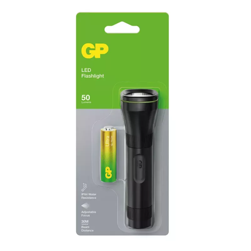 Käsilamp GP Lighting 450066 Must 50 lm 30 m 24 h