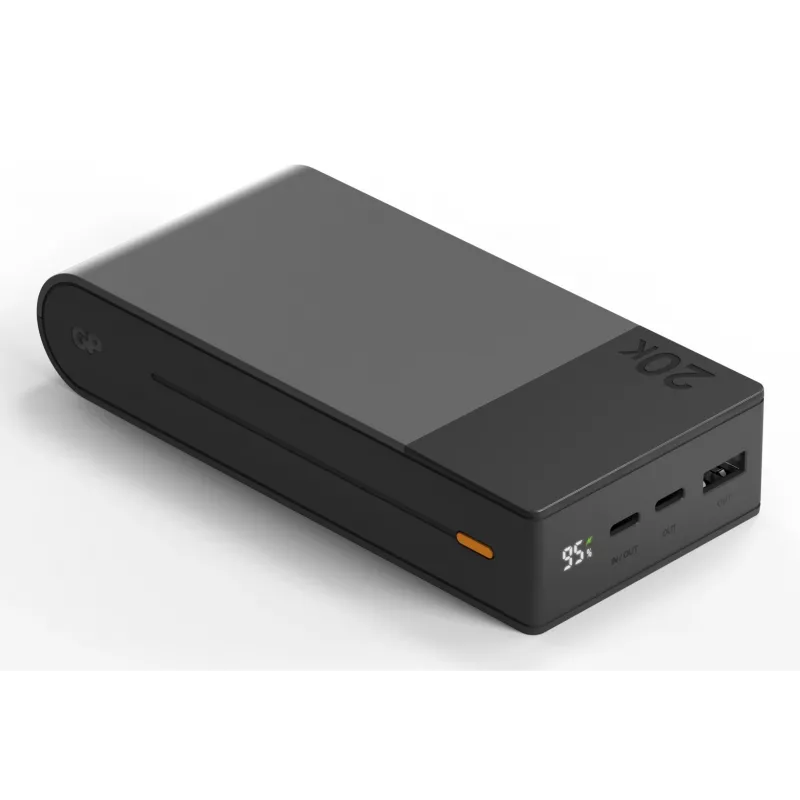 GP Battery GP PowerBank M2+ 20C 20000mAh 2xUSB-C/1xUSB-A must LED-Anz. (GPPBM20CGYMSR287)