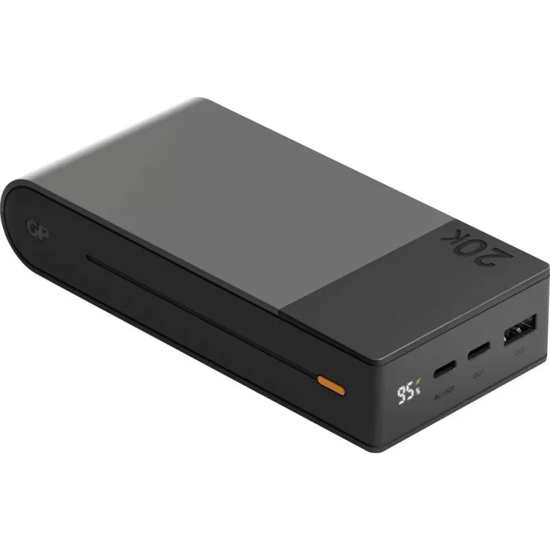 GP Battery GP PowerBank M2+ 20C 20000mAh 2xUSB-C/1xUSB-A must LED-Anz. (GPPBM20CGYMSR287)