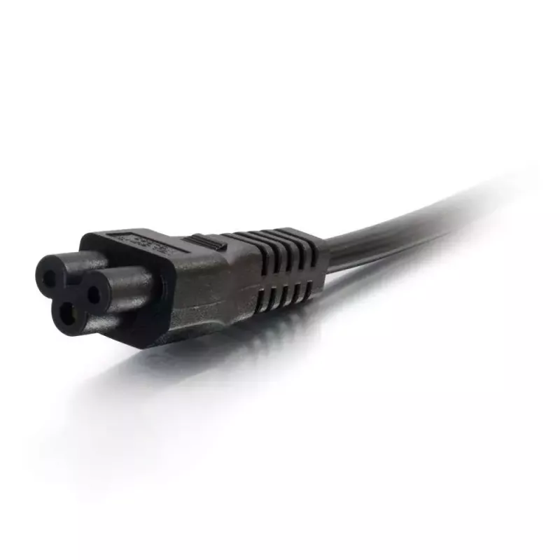 C2G 1m Euroopa sülearvuti toitekaabel CEE 7/7 kuni IEC 60320 C5 250V 3A