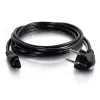 C2G 1m Euroopa sülearvuti toitekaabel CEE 7/7 kuni IEC 60320 C5 250V 3A