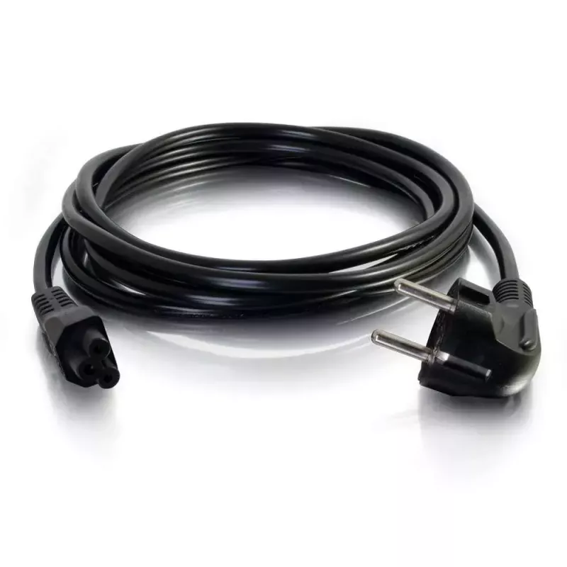 C2G 1m Euroopa sülearvuti toitekaabel CEE 7/7 kuni IEC 60320 C5 250V 3A