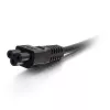 C2G 2m Euroopa sülearvuti toitejuhe CEE 7/7 pesast IEC 60320 C5 pistikusse 250V 3A