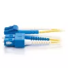 C2G InfiniBand/kiudoptiline kaabel 2 m LC SC OFNR Kollane