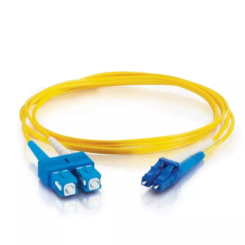 C2G InfiniBand/kiudoptiline kaabel 2 m LC SC OFNR Kollane