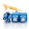 C2G InfiniBand/kiudoptiline kaabel 2 m LC SC OFNR Kollane