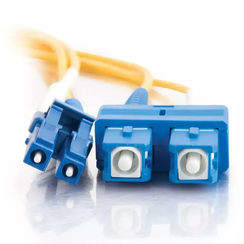 C2G InfiniBand/kiudoptiline kaabel 2 m LC SC OFNR Kollane