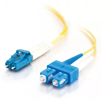 C2G InfiniBand/kiudoptiline kaabel 2 m LC SC OFNR Kollane