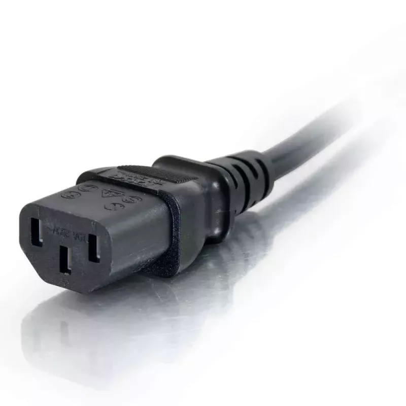C2G toitekaabel 5 m must CEE7/7 C13 ühenduspesa 88546