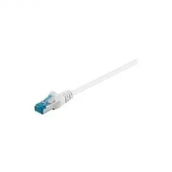 Wentronic Goobay CAT 6a paigalduskaabel, S/FTP (PiMF), valge, 3 m - LSZH halogeenivaba, vask (93790)