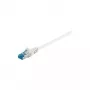 Wentronic Goobay CAT 6a paigalduskaabel, S/FTP (PiMF), valge, 3 m - LSZH halogeenivaba, vask (93790)