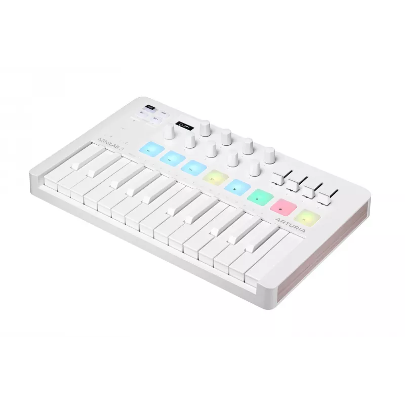 Arturia MiniLab 3 - MIDI-klaviatuur, valge