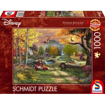 Thomas Kinkade Studios: Disney - The Fox and the Hound, pusle 1000 tükki