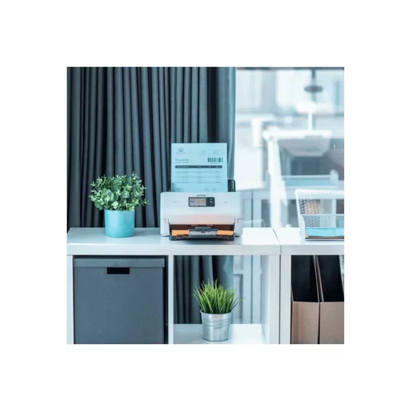 Dokumendiskanner Brother ADS-4550WTC1 kahepoolse skaneerimise ja juhtmevaba ühenduvusega