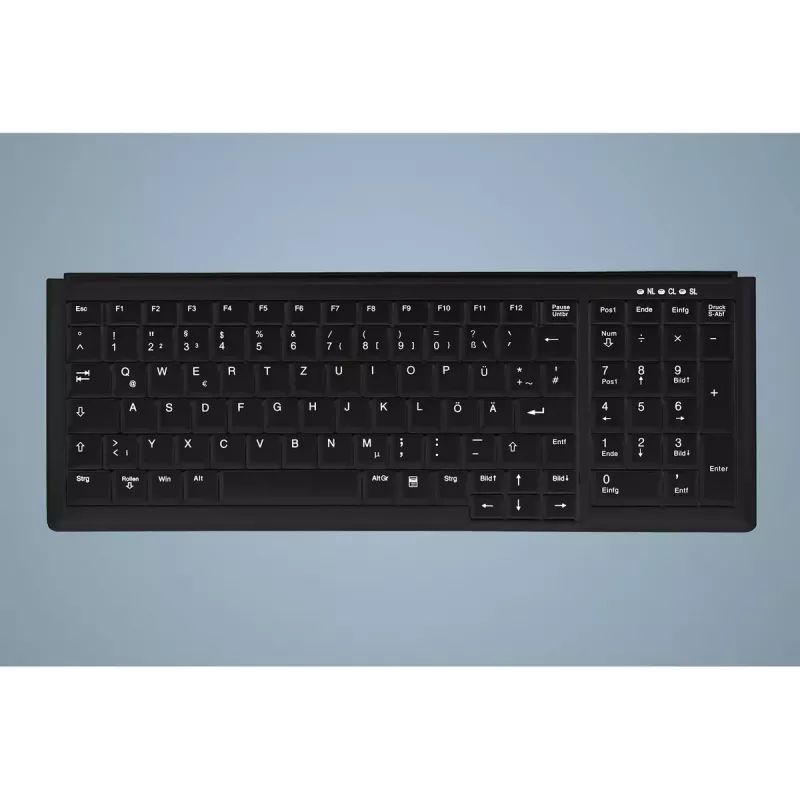 Active Key AK-7000 klaviatuur universaalne USB QWERTY US International must