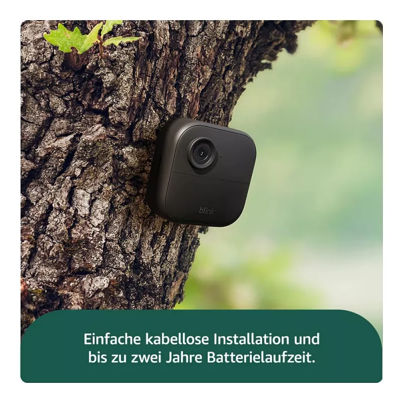 AMAZON (RING) Blink Outdoor 4 - võrgujälgimiskaamera - väliala, siseala - ilmastikukindel - värviline (päev/öö) - 1080p - heli - juhtmevaba - Wi-Fi (B0B1N5RL1Q)