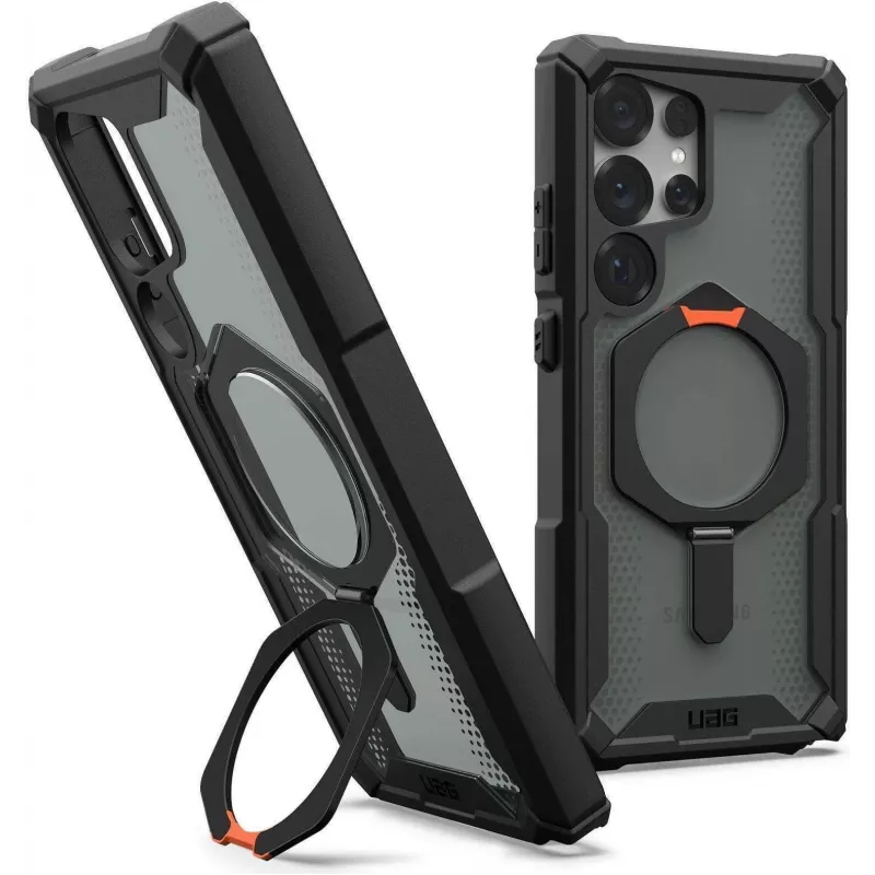 UAG Plasma XTE MagSafe ümbris Samsung Galaxy S25 Ultra jaoks, must/oranž (840283918476)
