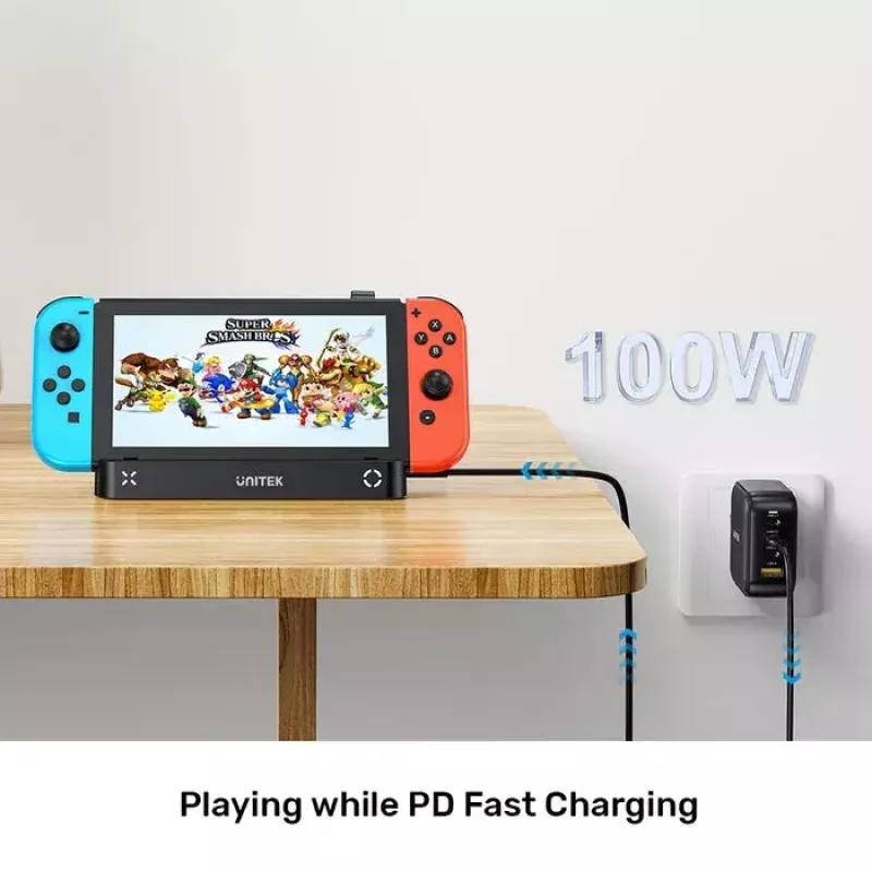 Pihukonsooli dokkimisjaam Unitek G1002F01 — USB-dokkimispistik, must