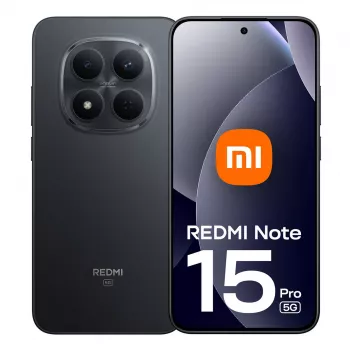 Nutitelefon Xiaomi Redmi Note 15 Pro 5G — MediaTek Dimensity 7400 Ultra, 8 GB muutmälu, 512 GB, 6,83-tolline FHD+, 200 MP, 6580 mAh, kahe SIM-kaardiga, must
