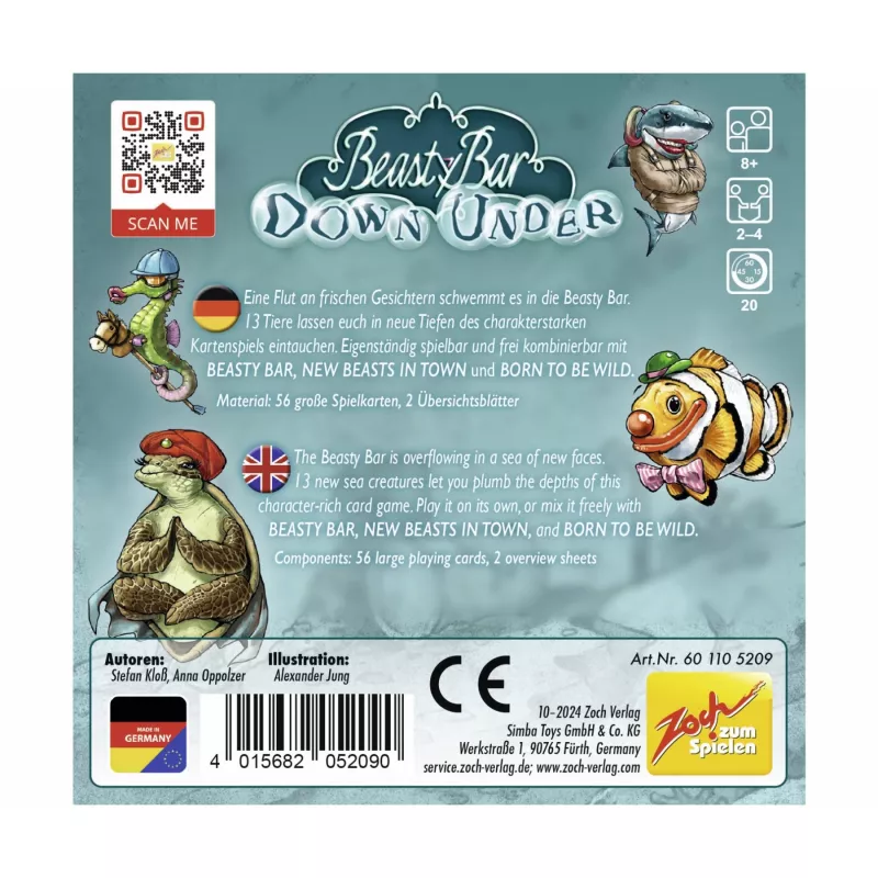 Beasty Bar - Down Under, kaardimäng