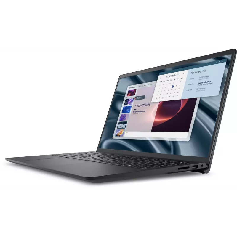 Sülearvuti Dell PV15255 — 15.6-tolline Full HD, AMD Ryzen 3 7320U 2.4 GHz, 8 GB LPDDR5, 512 GB SSD, Windows 11 Pro, Must