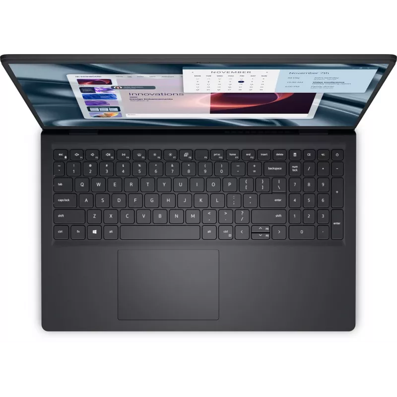 Sülearvuti Dell PV15255 — 15.6-tolline Full HD, AMD Ryzen 3 7320U 2.4 GHz, 8 GB LPDDR5, 512 GB SSD, Windows 11 Pro, Must