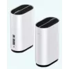ZTE G5C - Gigabit Ethernet kaheribaline (2,4 GHz / 5 GHz) Wi-Fi 6 4G/5G juhtmevaba ruuter valge