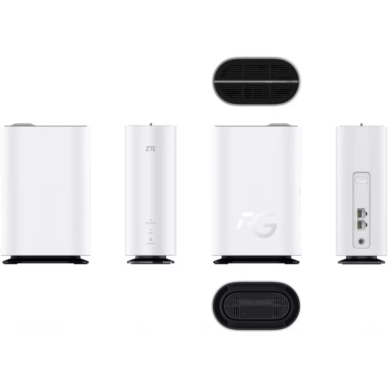 ZTE G5C - Gigabit Ethernet kaheribaline (2,4 GHz / 5 GHz) Wi-Fi 6 4G/5G juhtmevaba ruuter valge