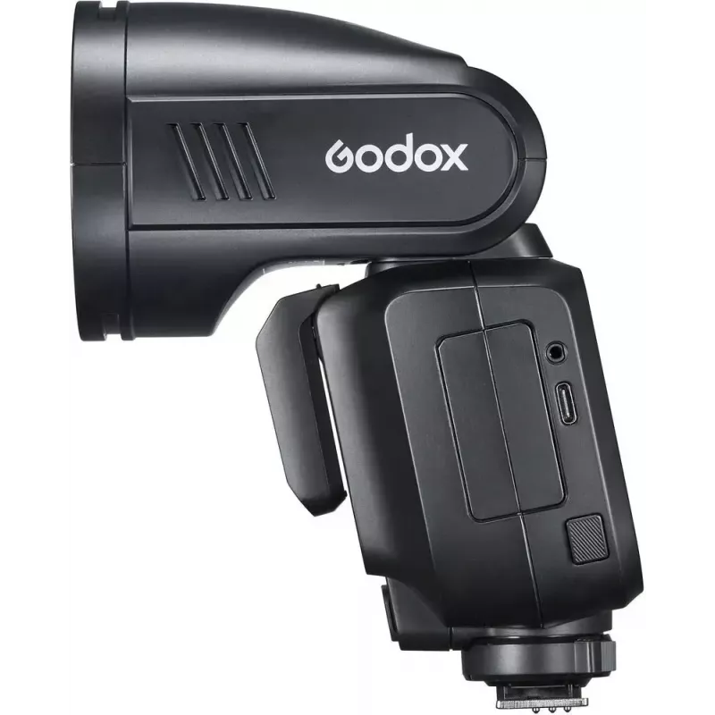 Flash Godox V100‑N Nikonile — Kaasaskantav TTL Li‑ion tulikuule kinnitatav välk