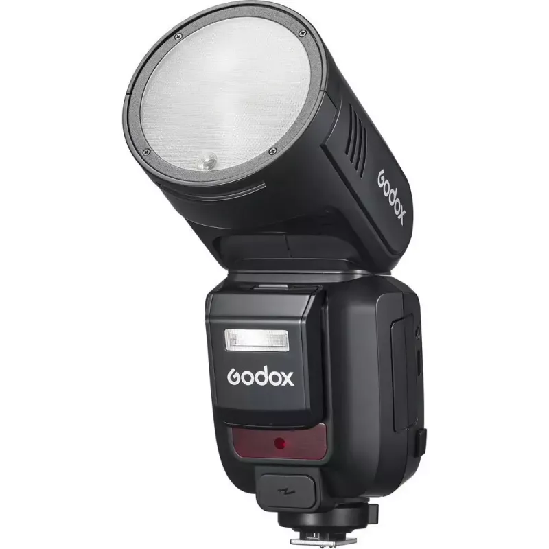 Flash Godox V100‑N Nikonile — Kaasaskantav TTL Li‑ion tulikuule kinnitatav välk