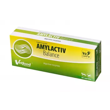 Vetfood Amylactiv Balance seedehäirete toetamine koertele ja kassidele 60 kapslit