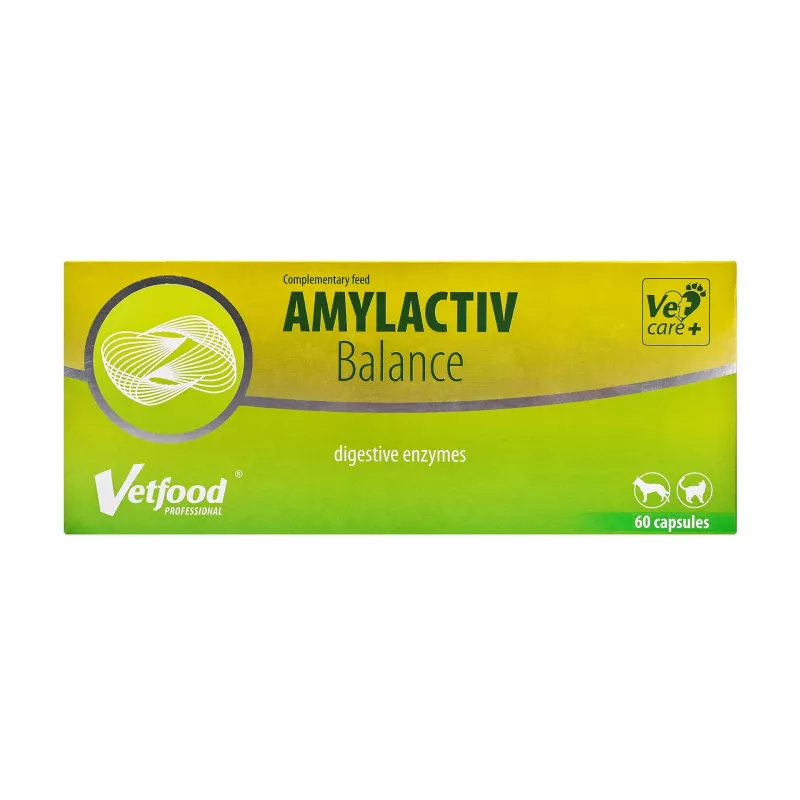 Vetfood Amylactiv Balance seedehäirete toetamine koertele ja kassidele 60 kapslit