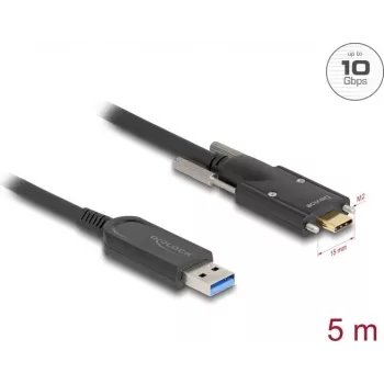Aktiivne optiline kaabel DeLOCK 83200 USB 10 Gbps Type-A kuni USB-C 5m