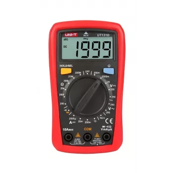 Digitaalne multimeeter Unit UT131D — kompaktne käeshoitav elektritester