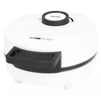 Vahvliküpsetaja Clatronic WA 3832 — 1 ümmargune vahvel, 1200 W, 20 cm plaadid, must/valge