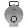 Vahvliküpsetaja CLATRONIC HA 3833 — 1 ümmargune vahvel, 1200 W, plaadid 20×20 cm, must/hõbedane