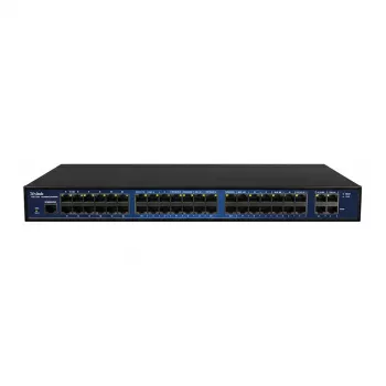ALLNET Switch Full Managed Layer 2+ 44 Port Gigabit • 12x GbE • 28x GbE SFP • 4x SFP+ • JSON API • Core Switch • ALL-SG9440MJ-10G