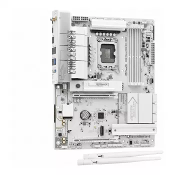 MicroATX emaplaat ASRock B850M Challenger WiFi DDR5 AM5, valge — DDR5, AM5 pesa, Wi‑Fi