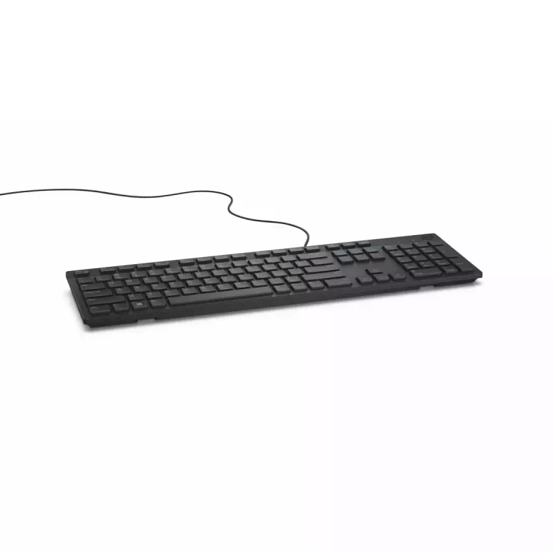 DELL KB216 klaviatuur universaalne USB QWERTY UK inglise must täissuuruses juhtmega