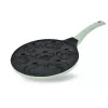 Pannkoogipann Maestro MR-1222-D CUTE — 26 cm alumiiniumist mittenakkuva kattega krepp-pann, roheline