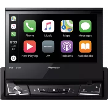 AVH-Z7200DAB, must, 1 DIN, CD, DVD, MOSFET, AAC, FLAC, MP3, WAV, WMA, JPEG