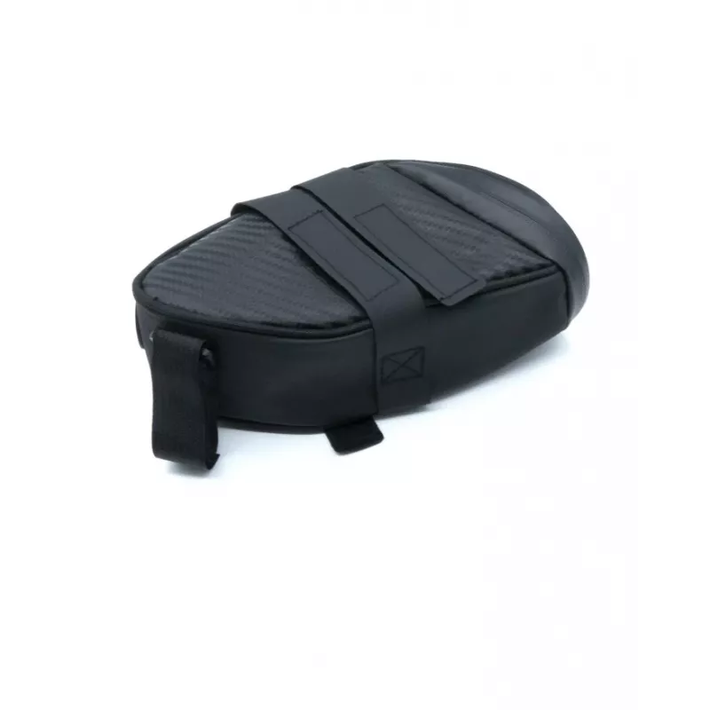 Sadula alt kott Motus Under-Saddle Bag Must — rattasadula kott, kompaktne sadulaalune hoiustamine