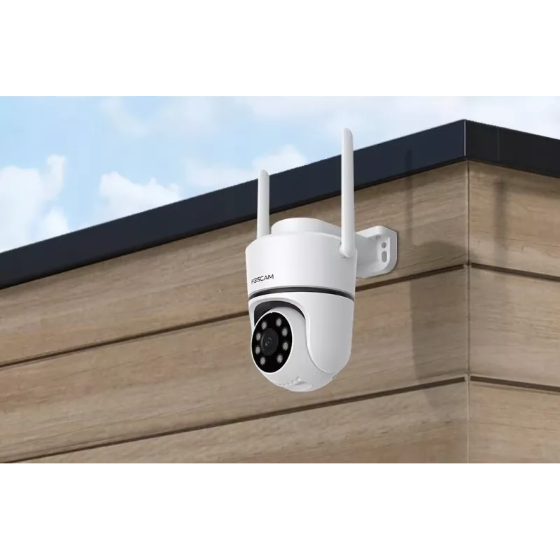 IP-kaamera Foscam PD5 5MP valge — välis-/sisevõrgu valvekaamera, 5 MP eraldusvõime
