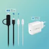 Hub USB3.2 Gen1, 4 porti, USB-A/C, sisse/välja lüliti