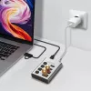 Hub USB3.2 Gen1, 4 porti, USB-A/C, sisse/välja lüliti