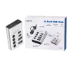 Hub USB3.2 Gen1, 4 porti, USB-A/C, sisse/välja lüliti