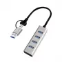Hub USB3.0 4-porti USB-A 5Gbit/s