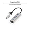 Hub USB3.0 4-porti USB-A 5Gbit/s