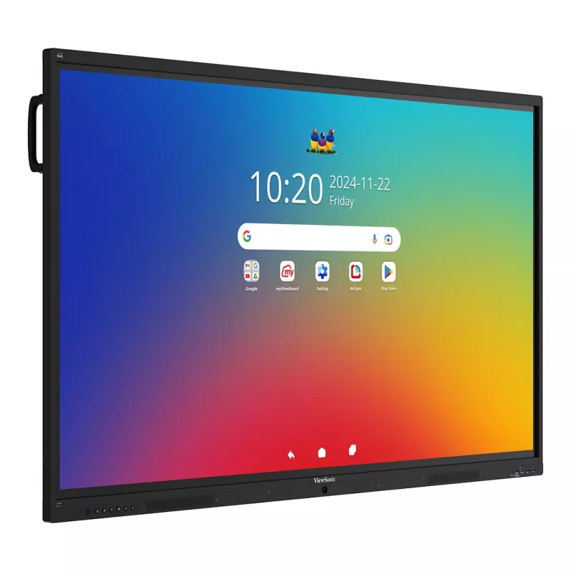 ViewBoard 41 seeria puuteekraan 75TOLLI UHD, Android 16 EDLA, IR 450 niti, 2x20W + sub 15W + 8 massiivset mikrofoni, 3 x USB-C 8/128GB, 8-tuumaline C
